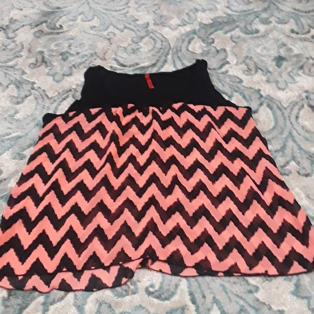 chevron print blouse